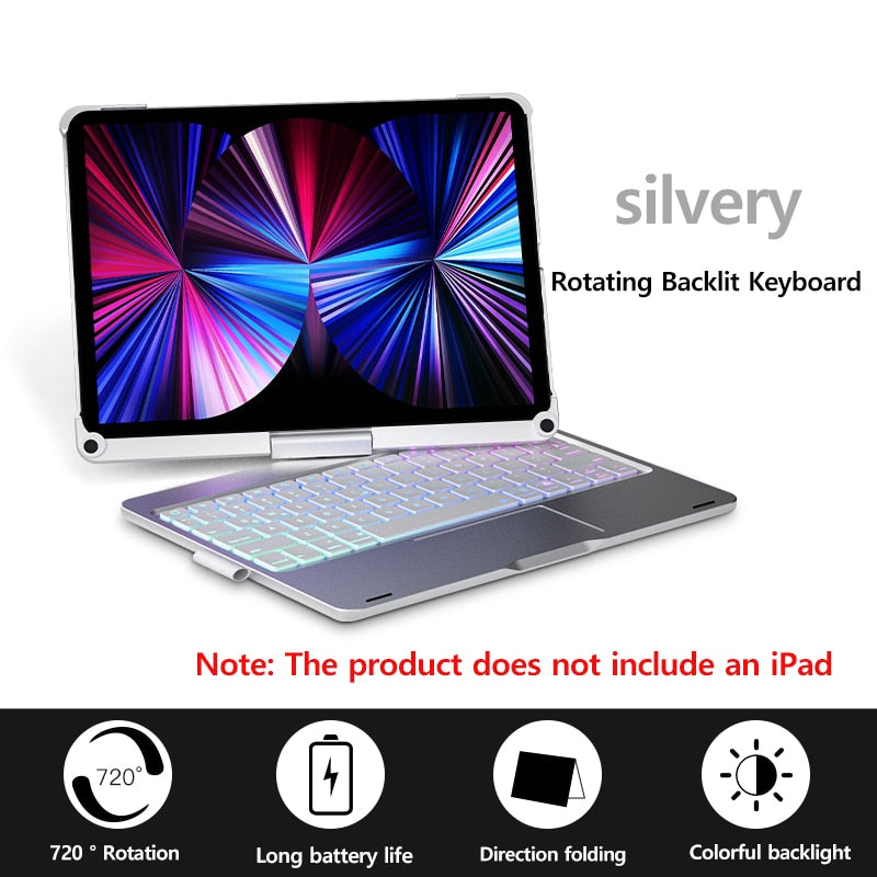 Swivel Keyboard iPad Case