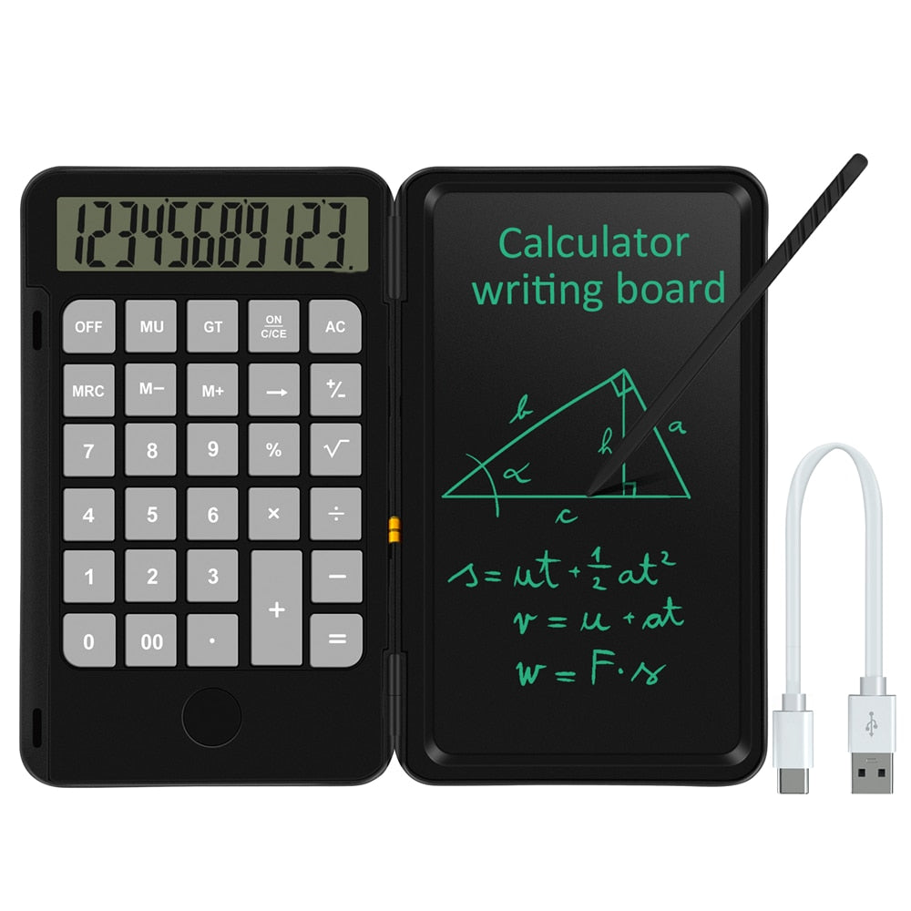 Calculator with Electronic Notepad