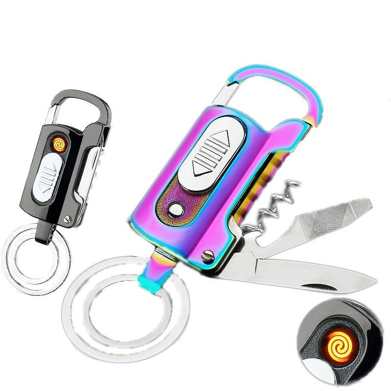 Multifunctional Lighter Keychain