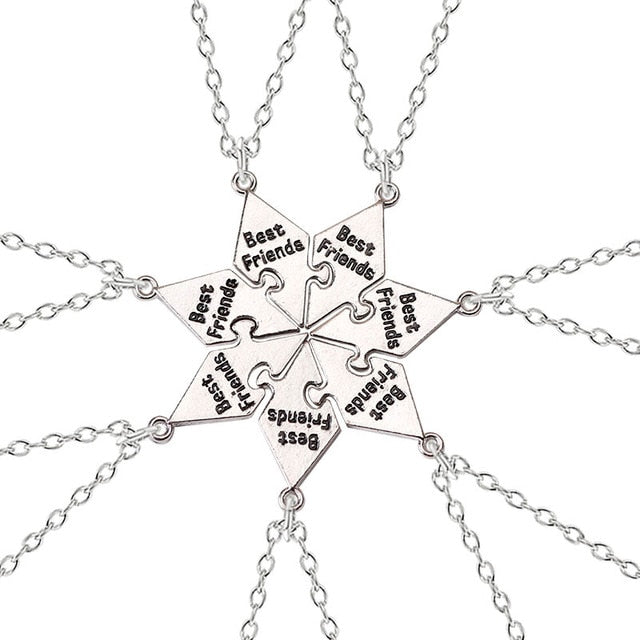 Best Friend Puzzle Necklaces.