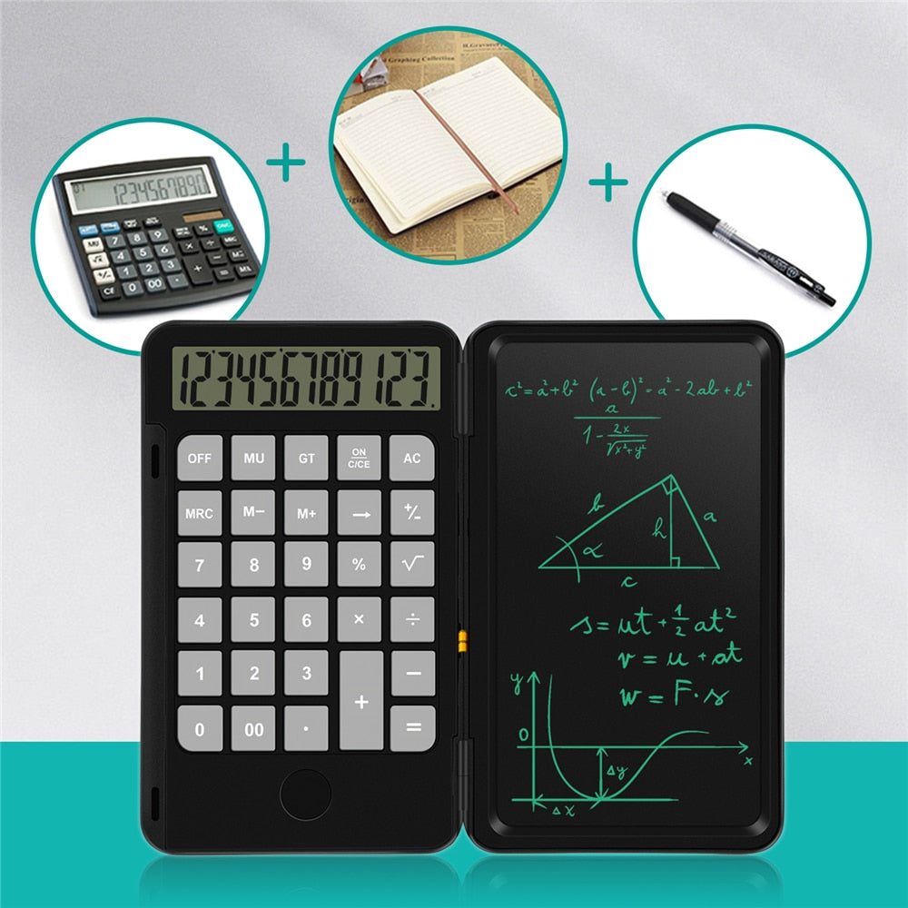 Calculator with Electronic Notepad