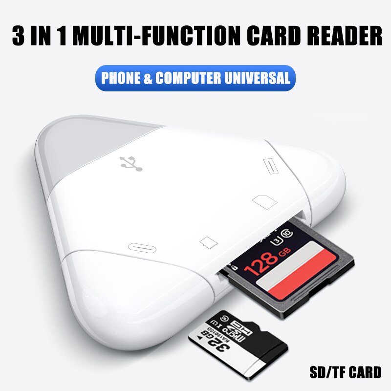 3 in 1 USB Card Reader