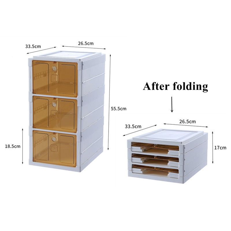 Foldable Shoe Box Storage