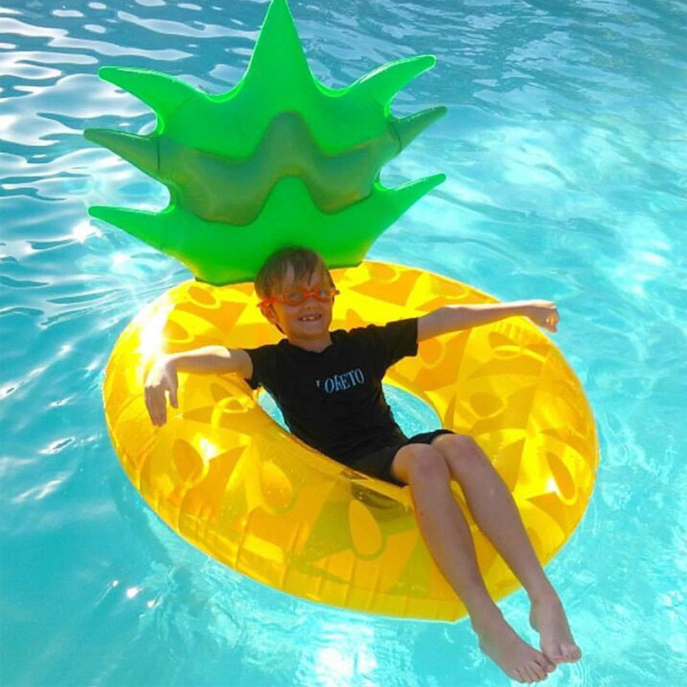 Inflatable Pineapple Pool Ring